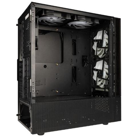 Case Observatory MX Glass ARGB Middi Tower ATX, micro ATX, Mini-ITX 2 Porte USB 3.0 Colore Nero (Finestrato) - Foto 2