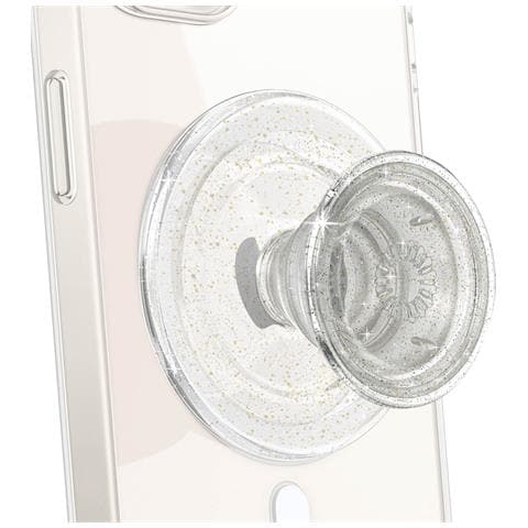 Popgrip Magsafe Clear Glitter Impugnatura E Supporto Versatili, Trasparente - Foto 1