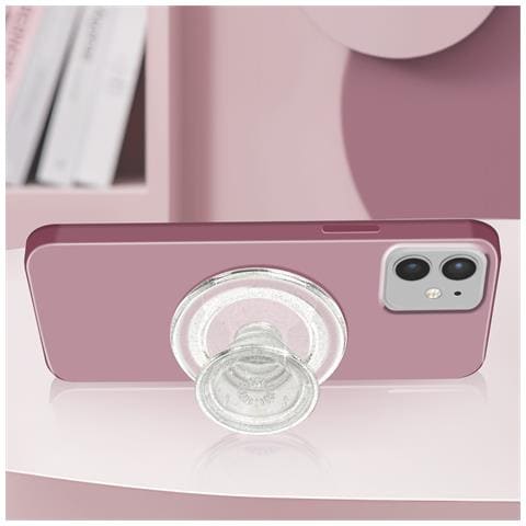 Popgrip Magsafe Clear Glitter Impugnatura E Supporto Versatili, Trasparente - Foto 2