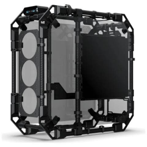 Custodia in Carbonio Scheletro ATX 2x USB 3.0 Colore Nero - Foto 2
