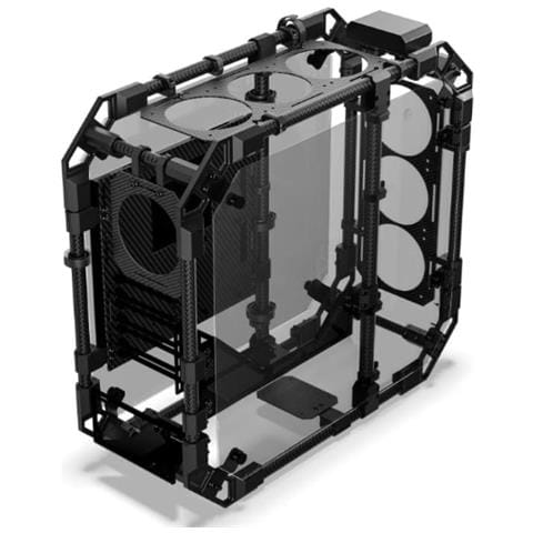 Custodia in Carbonio Scheletro ATX 2x USB 3.0 Colore Nero - Foto 4