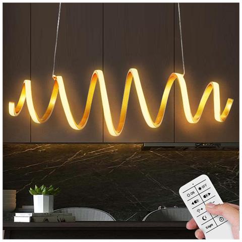 Lampadario Lampada Sospensione a LED 40W Luce Dimmerabile e Colore Regolabile - Foto 1
