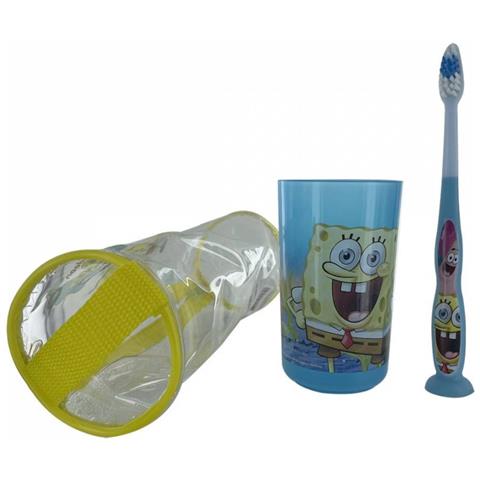Kit 3 Pezzi Sponge Bob Kids, Multicolore - Foto 1