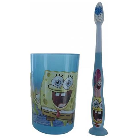 Kit 3 Pezzi Sponge Bob Kids, Multicolore - Foto 2