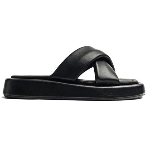 Pillow Slippers Ciabatte Pelle Scarpe Donna Nero Eu 36, 44101101 Bl - Foto 2