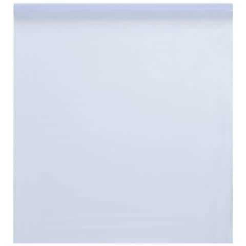 Pellicola Statica Smerigliata Bianco Trasparente 90x500 Cm Pvc - Foto 1