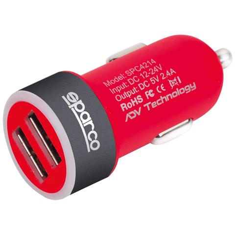 Caricabatterie Con Doppia Uscita Usb 5v 2.4a - Foto 1