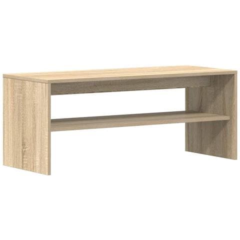 Mobile Porta Tv Rovere Sonoma 100x40x40 Cm In Legno Multistrato - Foto 2