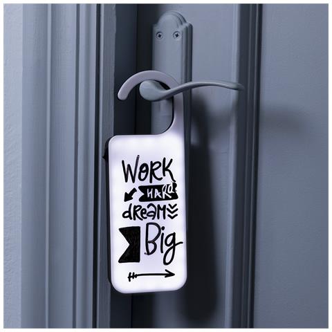 Katrin, Appendiabiti Per Messaggi Con Luce Interna Led. Include Un Evidenziatore A Inchiostro Nero E Una Gomma. - Foto 3