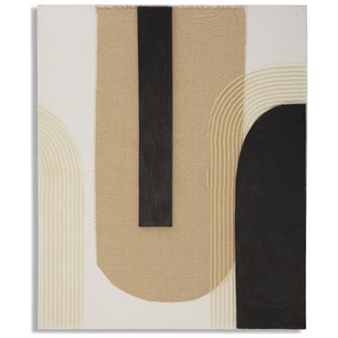 Stampa Su Tela Geometrico 21 - Multicolore - Legno - 80x2,8x100 Cm - Foto 1