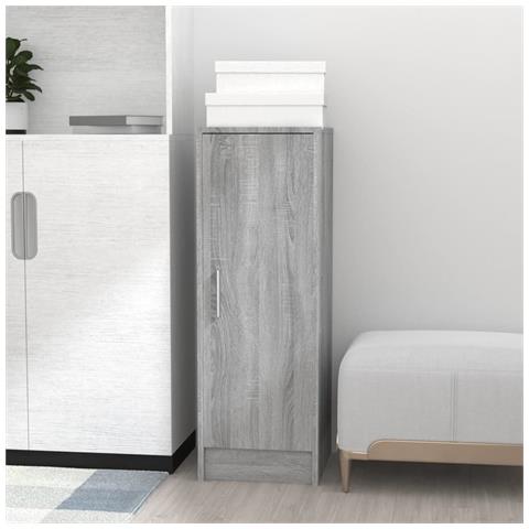 Lusso Casadino - Scarpiera Grigio Sonoma 32x35x92 Cm In Legno Multistrato - Foto 2