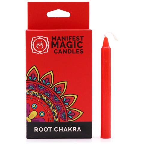 Set 12 Candele Incantesimo - Rosso - Chakra Radice - Foto 1