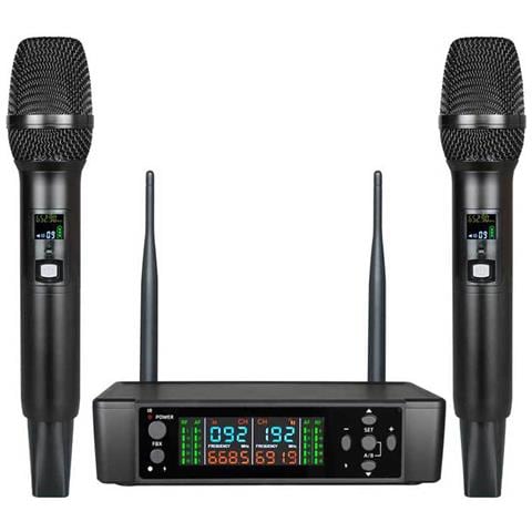 Sistema Microfonico Wireless Con Ricarica E Anti-feedback - Foto 1