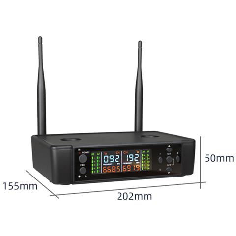 Sistema Microfonico Wireless Con Ricarica E Anti-feedback - Foto 2