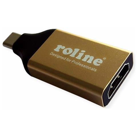 Adattatore USB-C (DP Alt Mode) HDMI M /F 3840×2160 @60Hz - Foto 1