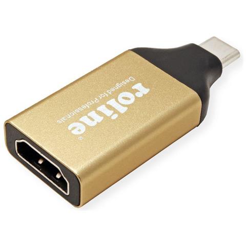 Adattatore USB-C (DP Alt Mode) HDMI M /F 3840×2160 @60Hz - Foto 3