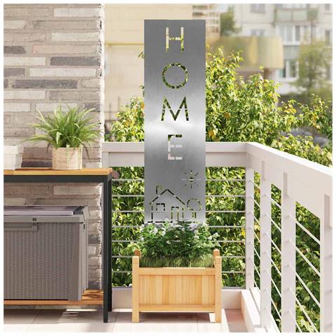 Schermo per privacy in giardino Traforo Argento 32 x 140 cm - Foto 2