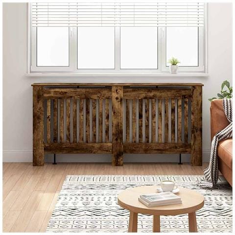 Copertura per radiatori Rovere fumé 172 x 19 x 81,5 cm - Foto 2