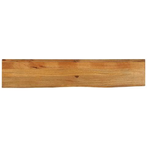 Piano Tavolo Bordi Vivi 160x30x3,8cm in Legno Massello di Mango - Foto 1