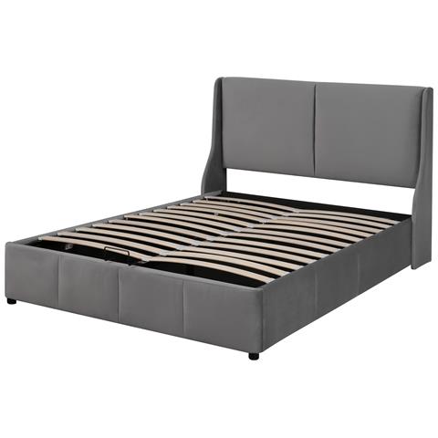 Letto Imbottito Elegante Con Superficie Spaziosa - Foto 3