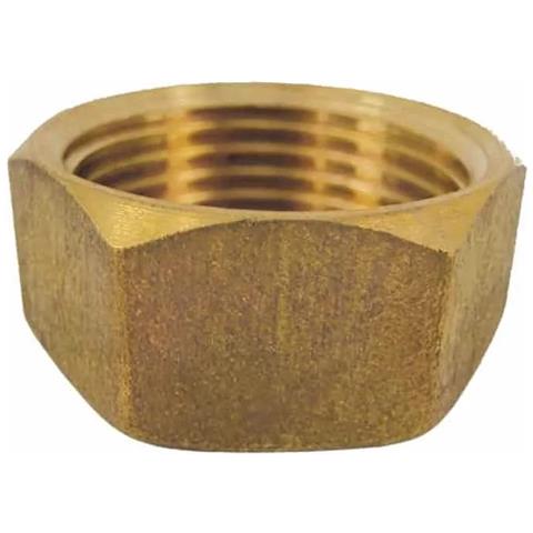 Raccordo Filettato In Ottone 1 1/4  Ig - Tappo Di Chiusura - Foto 1