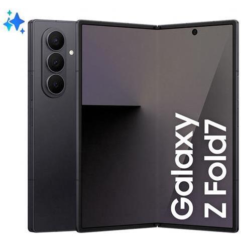 Galaxy Z Fold7 AI 5G 1TB 16GB Ram Display 8" / 6.5" Main Camera 200MP USB Type-C DualSim: nano + eSim Android 16 Snapdragon 8 Gen3 4400mAh Jetblack Europa - Foto 1