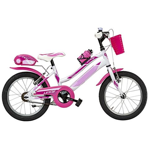 Bici A Sfera Bimba Misura 16 Mountain Bike Bambina Modello Lincy Ly16 Mtb 1v - 26 Bianco Rosa - Foto 1