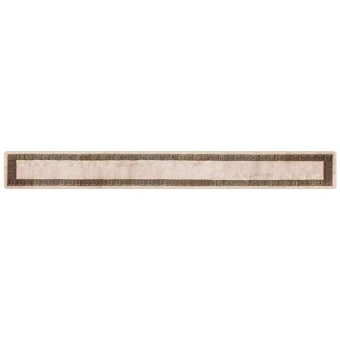Runner Tappeto MARSA Nero 50 x 450 cm Poliestere e PVC - Foto 1