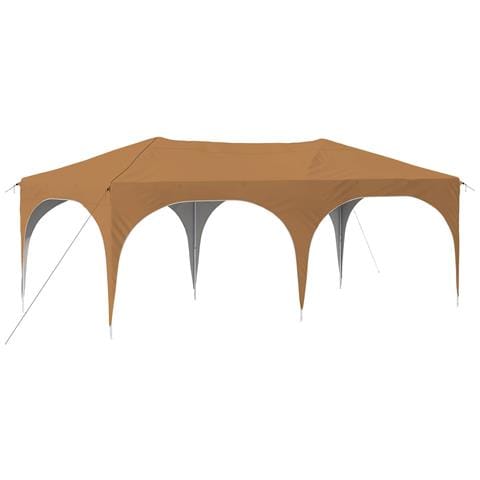 Tenda per feste a pop-up 575 x 288 x 245 cm Beige - Foto 1