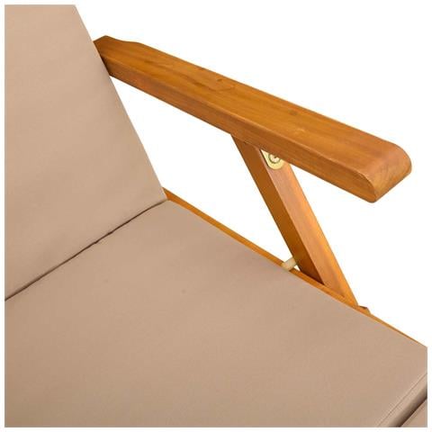 Lettino prendisole reclinabile e pieghevole 2 pcs - Foto 9