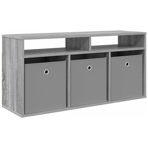 Lowboard con cassetto Grigio Sonoma 102 x 32 x 48,5 cm - Foto 1