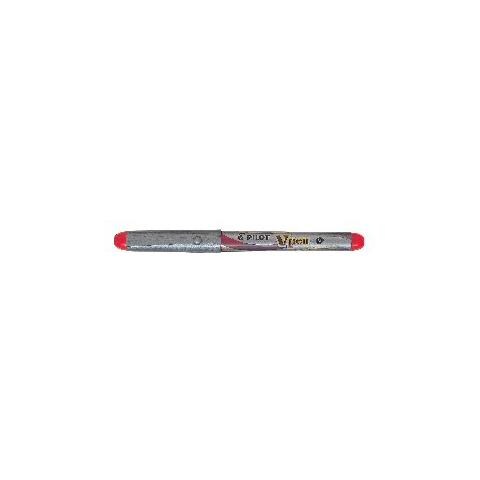 confezione da 12 pezzi - penna stilografica rosso v-pen silver pilot - Foto 1