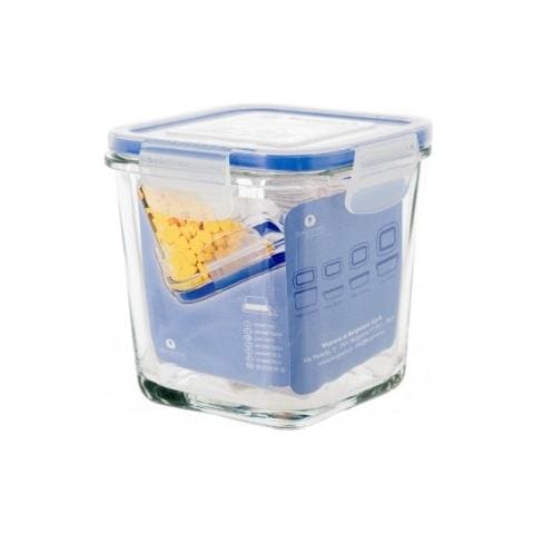 Contenitore Frigo Quadrato Alto Cm. 11x11 H. 12 Vetro Superblok - Foto 1