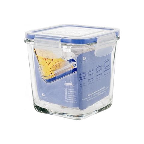 Contenitore Frigo Quadrato Alto Cm. 11x11 H. 12 Vetro Superblok - Foto 2