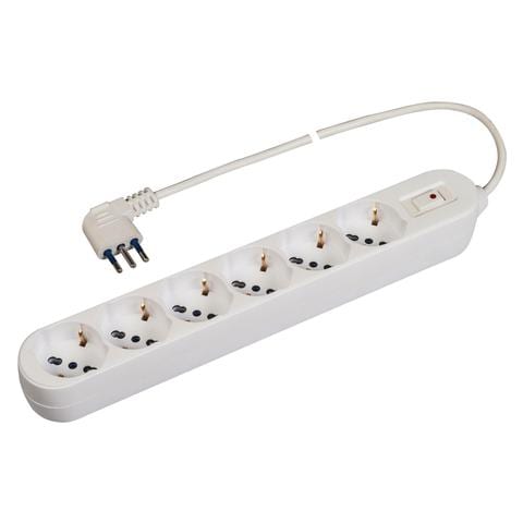 PP2516 prolunghe e multiple 6 presa (e) AC Interno Bianco - Foto 1