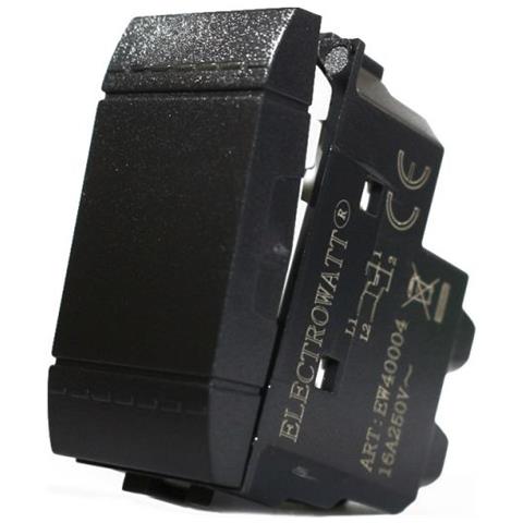 1 Pulsante Interruttore 1p Nero 16a Compatibile Btcino Living - Foto 1