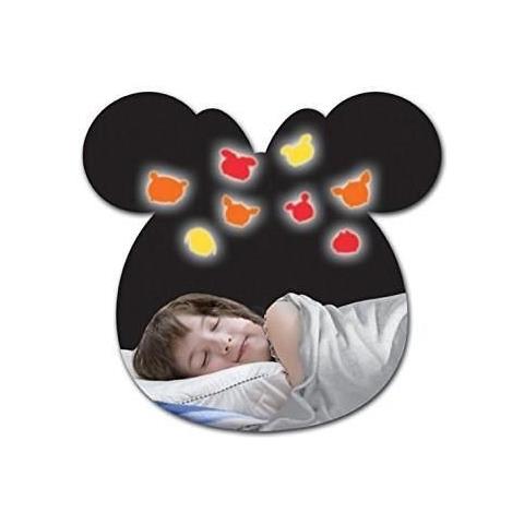 Tsum Tsum Nlj140tt - Radiosveglia Proiettore, Design Mickey / minnie, Proietta Ul Soffitto, Luce Notturna, Schermo Lcd, Radio Fm, Funzione Snooze, A Batterie Rosso - Foto 1