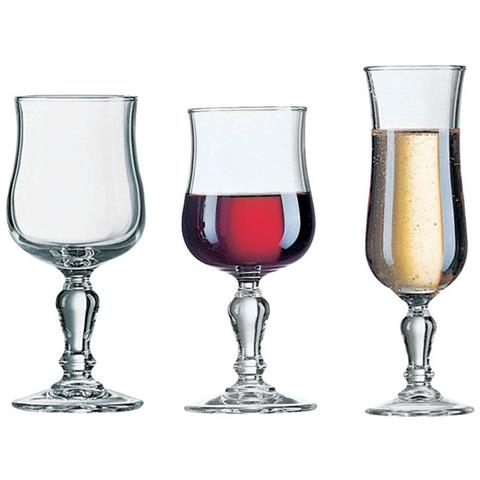 Normandie Calici In Vetro Extra Resistente Confezione Da 48 Pz - Vino - Foto 1