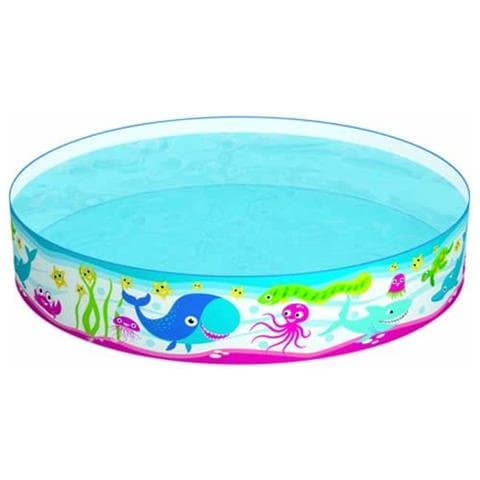 55028, Piscina Rigida Fantasia Mare 122x25cm, Un Pezzo - Foto 1