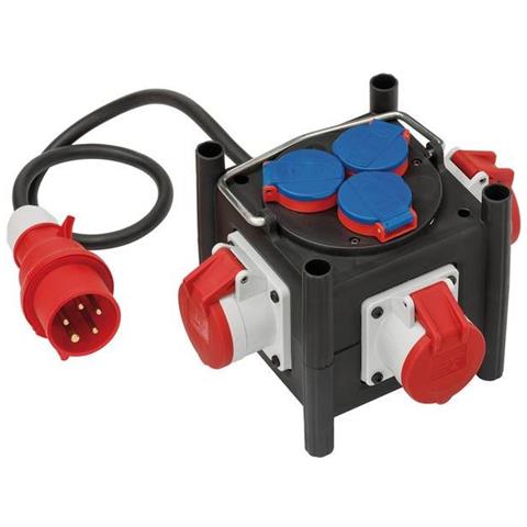 Brennenstuhl Kompakter Stromverteiler Tpe-gehäuse 1m H07rn-f F5g1.5, Schwarz - Foto 1