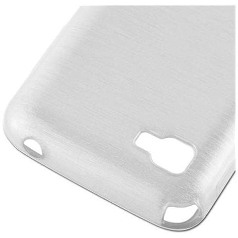 Custodia Compatibile Con Lg L4 Ii (2.gen E740) In Argento - Coperchio Protettivo In Silicone Tpu Flessibile Con Design Spazzolato - Foto 6