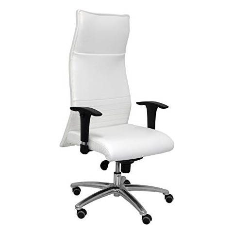 Poltrona Albacete Xl Similpelle Fino A 160 Kg Sedie Da Ufficio Talla Unica Bianco - Foto 1