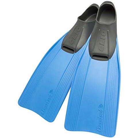 Clio Pinne Ultraleggere Per Nuoto, Apnea E Snorkeling Unisex, Blu 41/42 - Foto 1