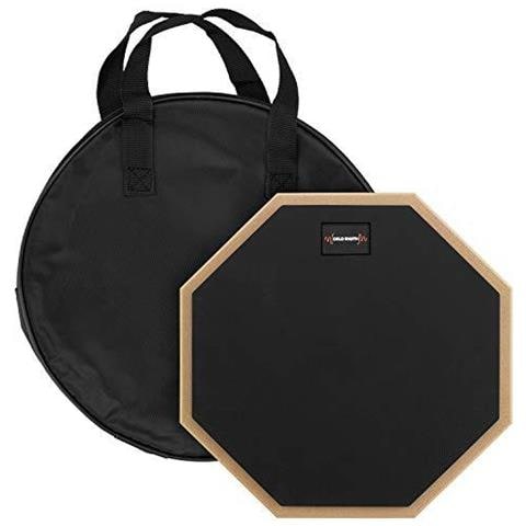 Mondiale Ritmo 10 Drum Practice Pad - 10 Pollici Singolo Lato Silenzioso Drum Pad Per Principianti Con Carry Bag Wr-606 - Foto 1