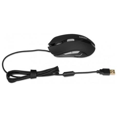 Aurora A-1 Mouse Usb Tipo A Ottico 2400 Dpi Mano Destra - Foto 1
