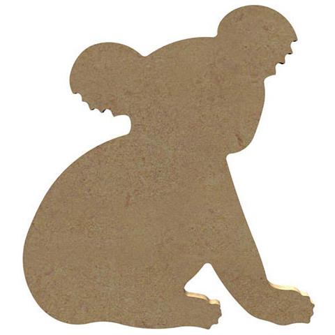 Koala In Legno Mdf Da Decorare - 14 X 13 Cm - Foto 1