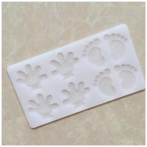 INLAW Molte In Silicone A Forma Di Piccole Mani E Piedi A Forma Di 8 Fori