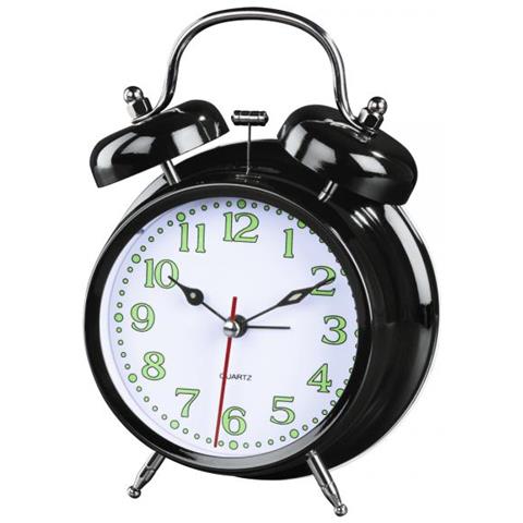 Nostalgia Orologio Da Tavolo In Quarzo Rotondo Nero - Foto 1