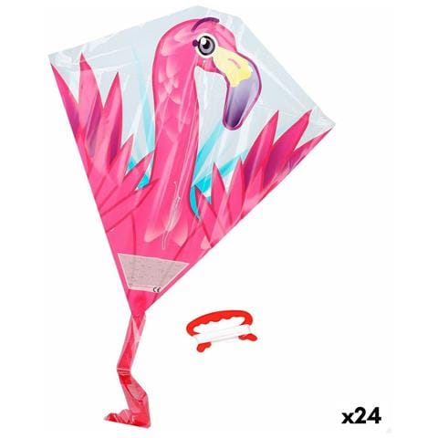 Aquilone Eolo Ready To Fly Fenicottero Rosa 59 X 55 Cm 24 Unità - Foto 1