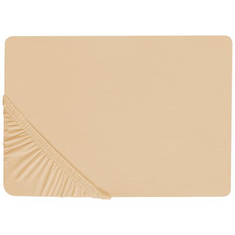 Coprimaterasso Elasticizzato Janbu Cotone Beige Sabbia - Foto 2